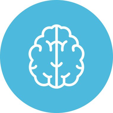  vektör Beyin simgesi sembolü