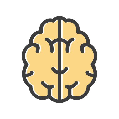  vektör Beyin simgesi sembolü