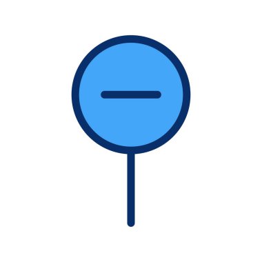 Vektör uzaklaşma simgesi 