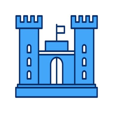 vektör Castle simgesi