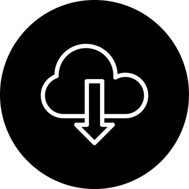 Vektör indirme Simgesi illüstrasyonu