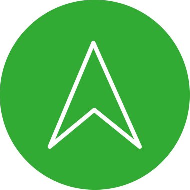 Vektör yön bulma simgesi