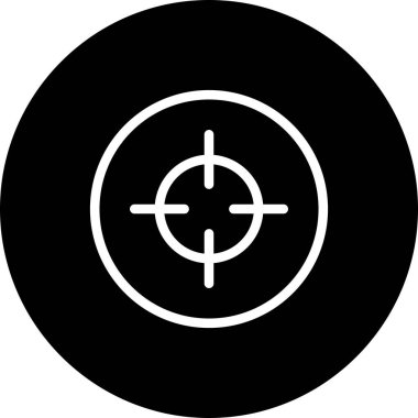 Vektör Hedef simgesi illüstrasyonu