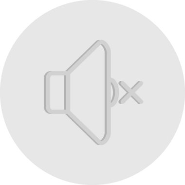 vektör Dilsiz simgesi