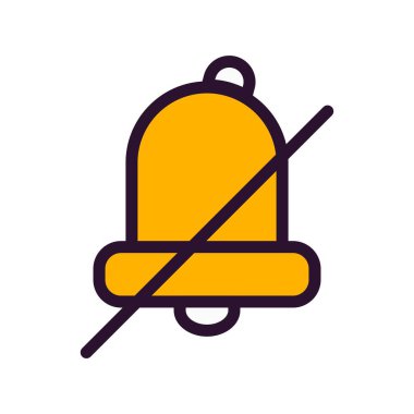  Vektör sessiz simgesi illüstrasyonu