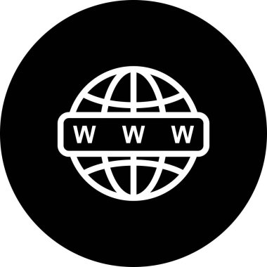  vektör internet simgesi