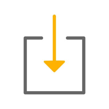 Vektör indirme Simgesi illüstrasyonu