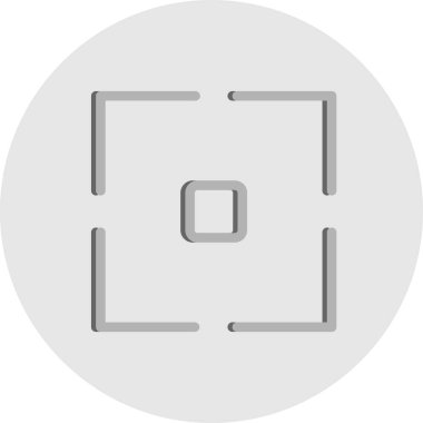  Vektör Odaklama simgesi illüstrasyonu