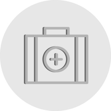 vektör Tıbbi Kutu simgesi 