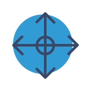 Vektör reticle simgesi