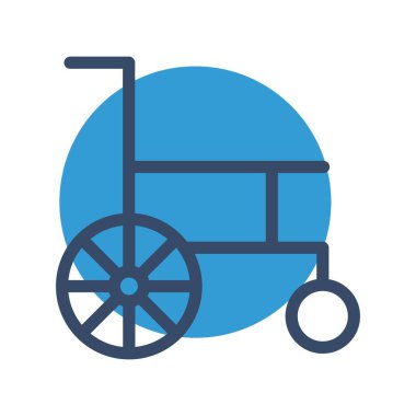 vektör tekerlekli sandalye simgesi