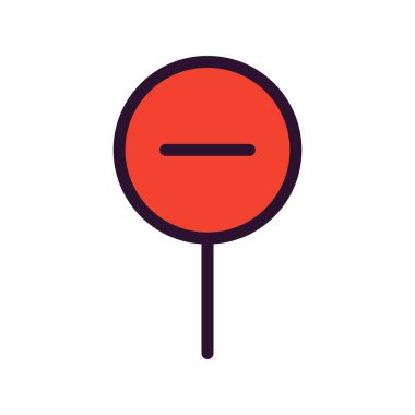 Vektör uzaklaşma simgesi 