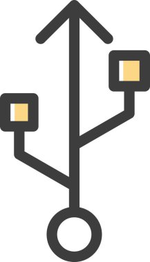  vektör Usb simgesi