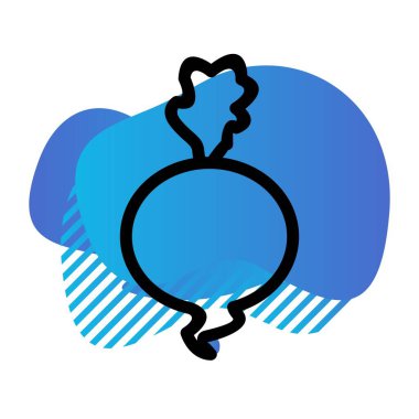 vektör Turp simgesi