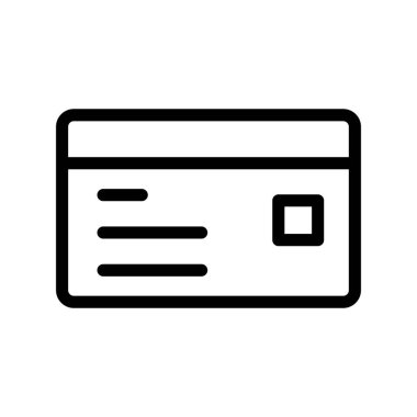 vektör kredi kartı simgesi 