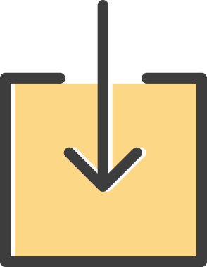 Vektör indirme Simgesi illüstrasyonu