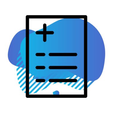 Vektör belgesi Simge illüstrasyonu