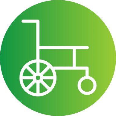 vektör tekerlekli sandalye simgesi