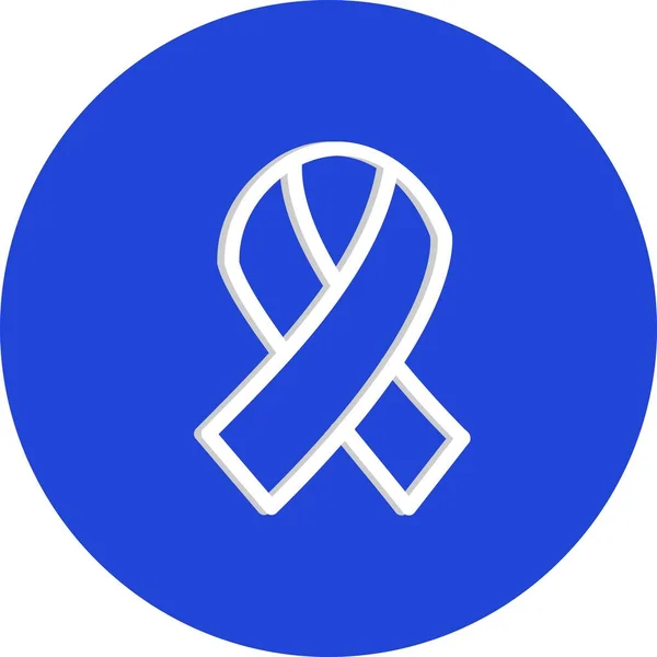 Ikona Vektorové Ženy Rakoviny — Stockový vektor