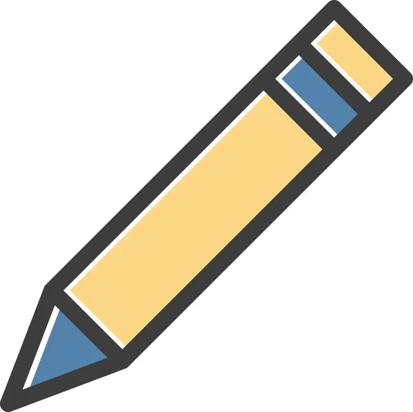 Vector Pencil Icon Symbol — Stock Vector