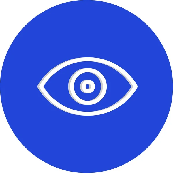 Vector Eye Icon Illustration — Stock Vector