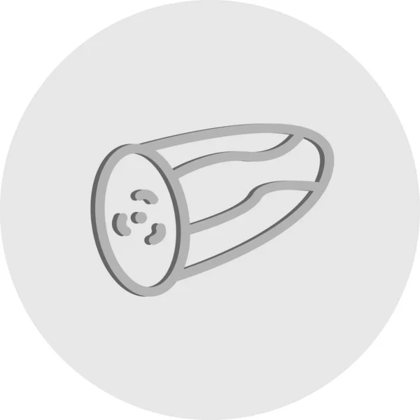 Векторний Символ Значка Огірка — стоковий вектор