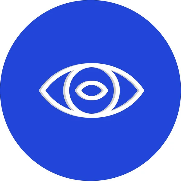 Vektor Auge Icon Illustration — Stockvektor