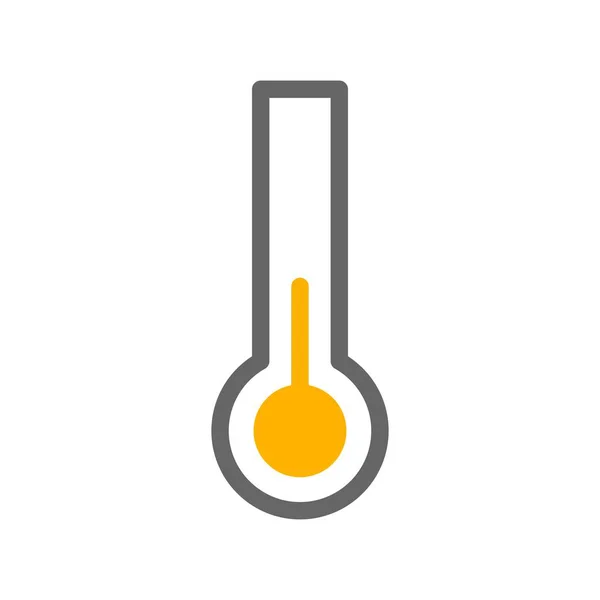 Vetor Símbolo Ícone Temperatura — Vetor de Stock