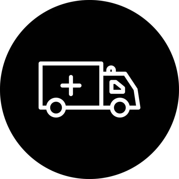 Vektor Ambulanz Symbol Abbildung — Stockvektor