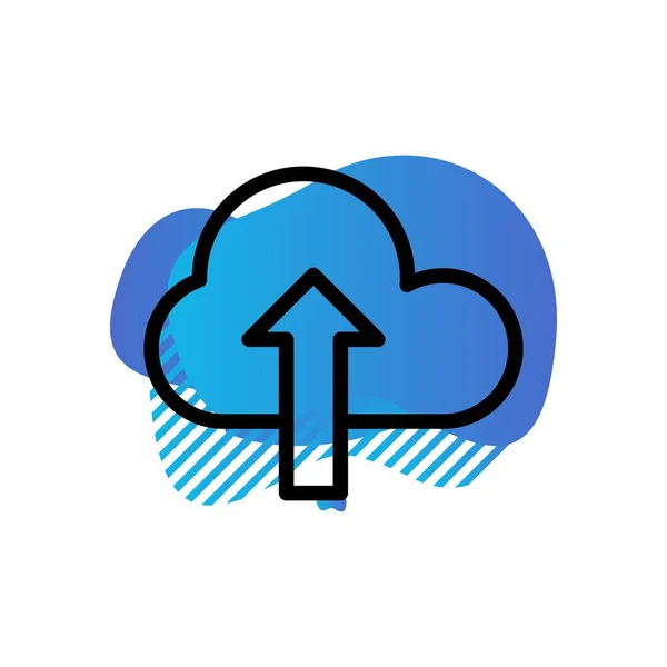 Vector Cloud Icon — 스톡 벡터