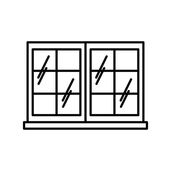 Векторний Символ Піктограми Двері — стоковий вектор