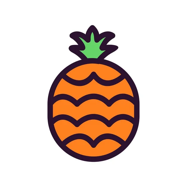 菠萝图标符号 — 图库矢量图片