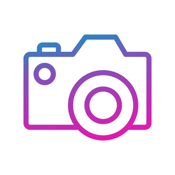 Vector Camera Icon Symbol — Stock Vector