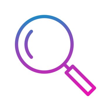 Arama simgesi vektör illüstrasyonu