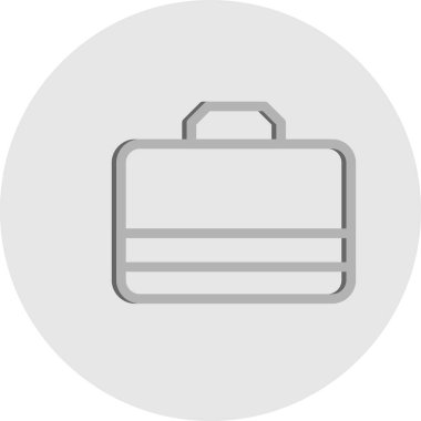 Evrak çantası ikonu, vektör illüstrasyonu. düz tasarım biçimi