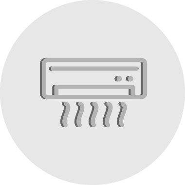 Klima ikonu. vektör illüstrasyonu