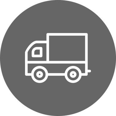 vektör arabası teslim simgesi 