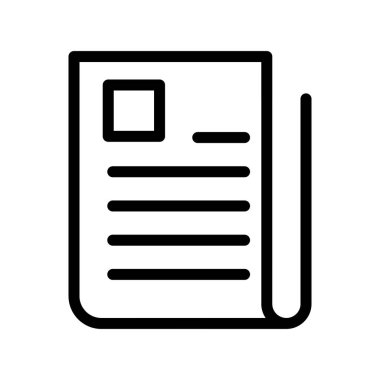 belge vektör simgesi. düz dizayn