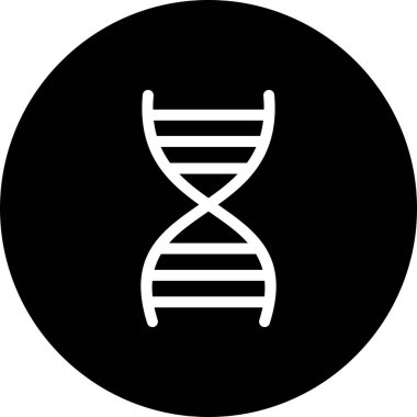 DNA simgesi. vektör illüstrasyonu
