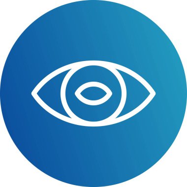 Göz simgesi. vektör illüstrasyonu