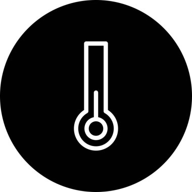 termometre simgesi vektör illüstrasyonu