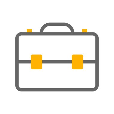 Evrak çantası ikonu. vektör illüstrasyonu