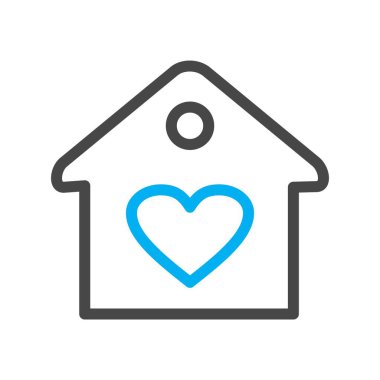 Beyaz arkaplandaki düz simge gibi