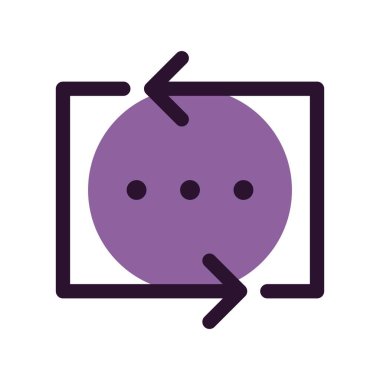 vektör Masaj simgesini sıfırla 