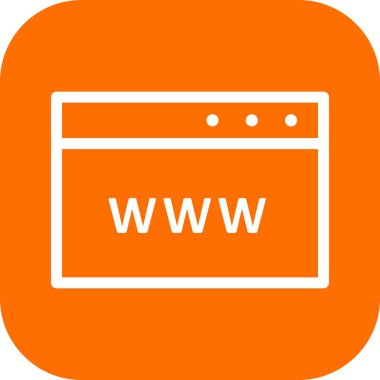  Beyaz arkaplanda vektör web düz simgesi