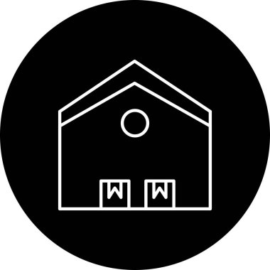 beyaz arkaplan üzerinde bir çember içinde siyah işaret simgesi