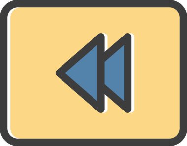 çokluortam ve ortam oynatıcı vektör simgesi