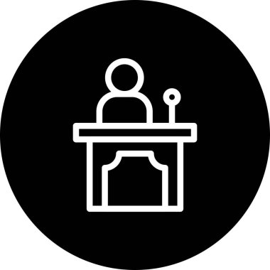 Ofis simgesi olan masa