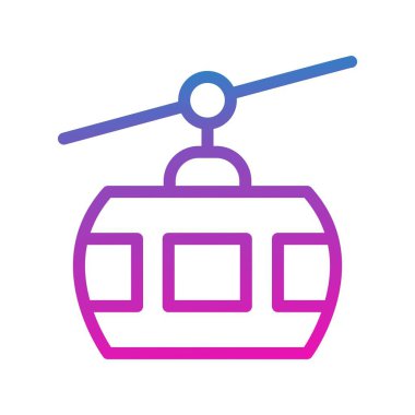 tren hattı simgesi, vektör illüstrasyonu