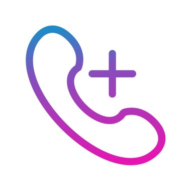 Vektör Çağrı simgesi ekle 